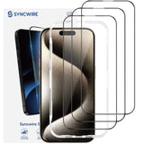 Screen Protector for iPhone 15 Pro series Full Coverage 3-pack